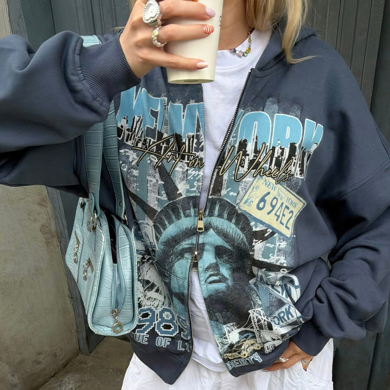 NYC Zip Hoodie