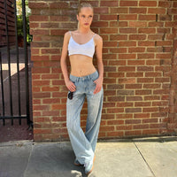 Angel Rhinestone Jean