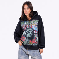 Vintage NEW YORK Zip Hoodie
