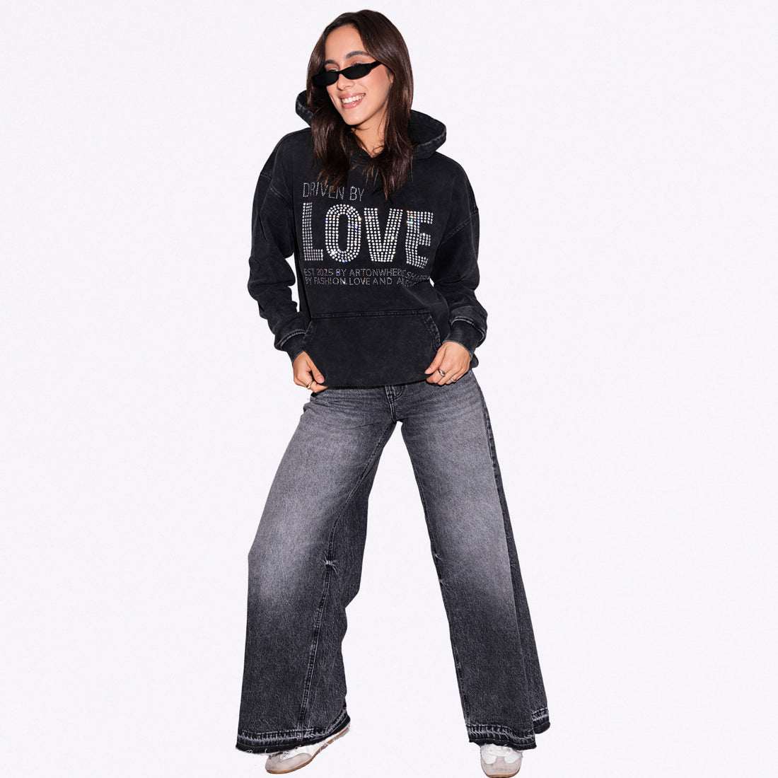 LOVE Rhinestone Hoodie