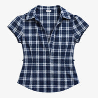 Plaid Short Sleeve Shirt