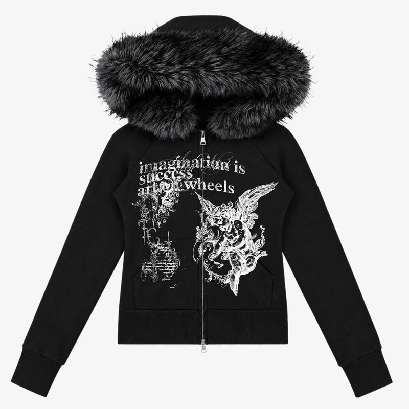 Nocturne Fur Hoodie