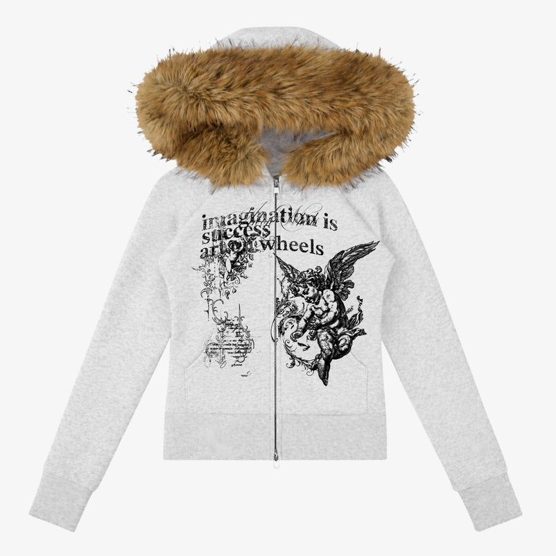 Nocturne Fur Hoodie