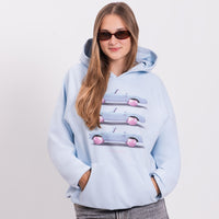 Blue Cherry Ride Hoodie