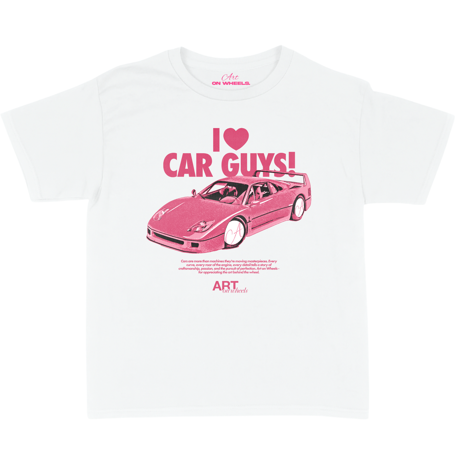 Love car guys baby tee