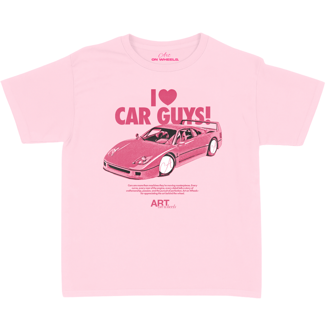 Love car guys baby tee