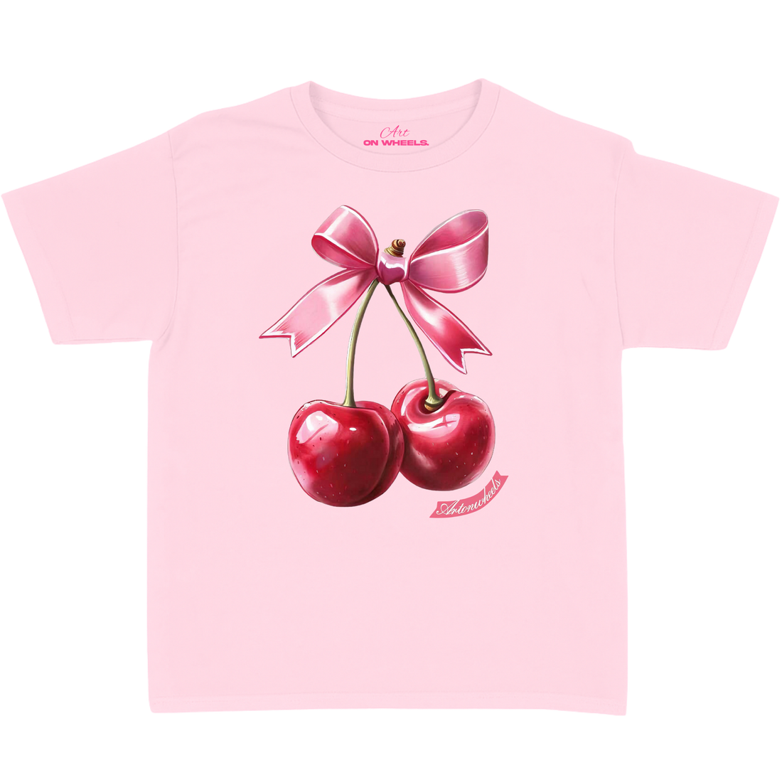 Coquette cherry baby tee