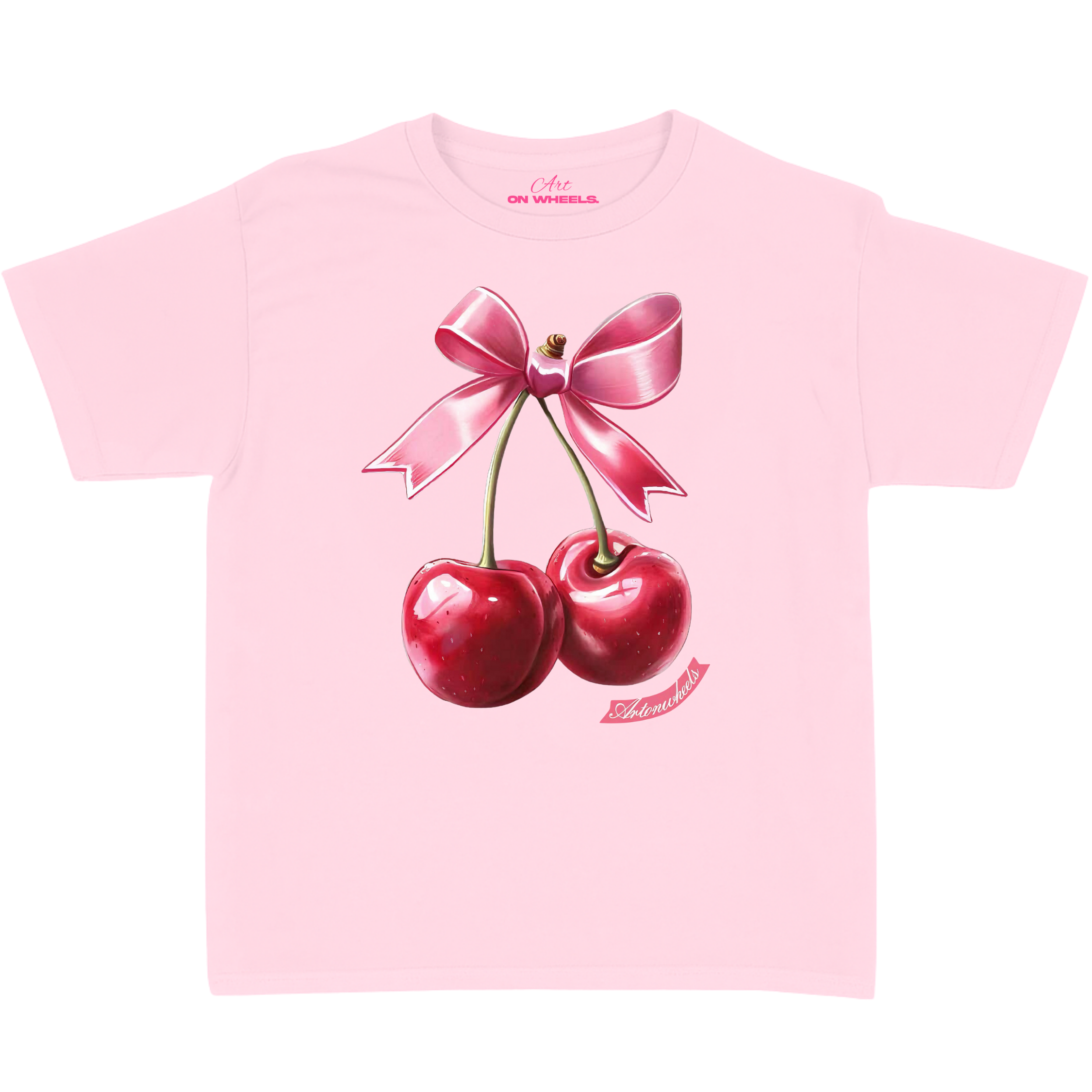 Coquette cherry baby tee