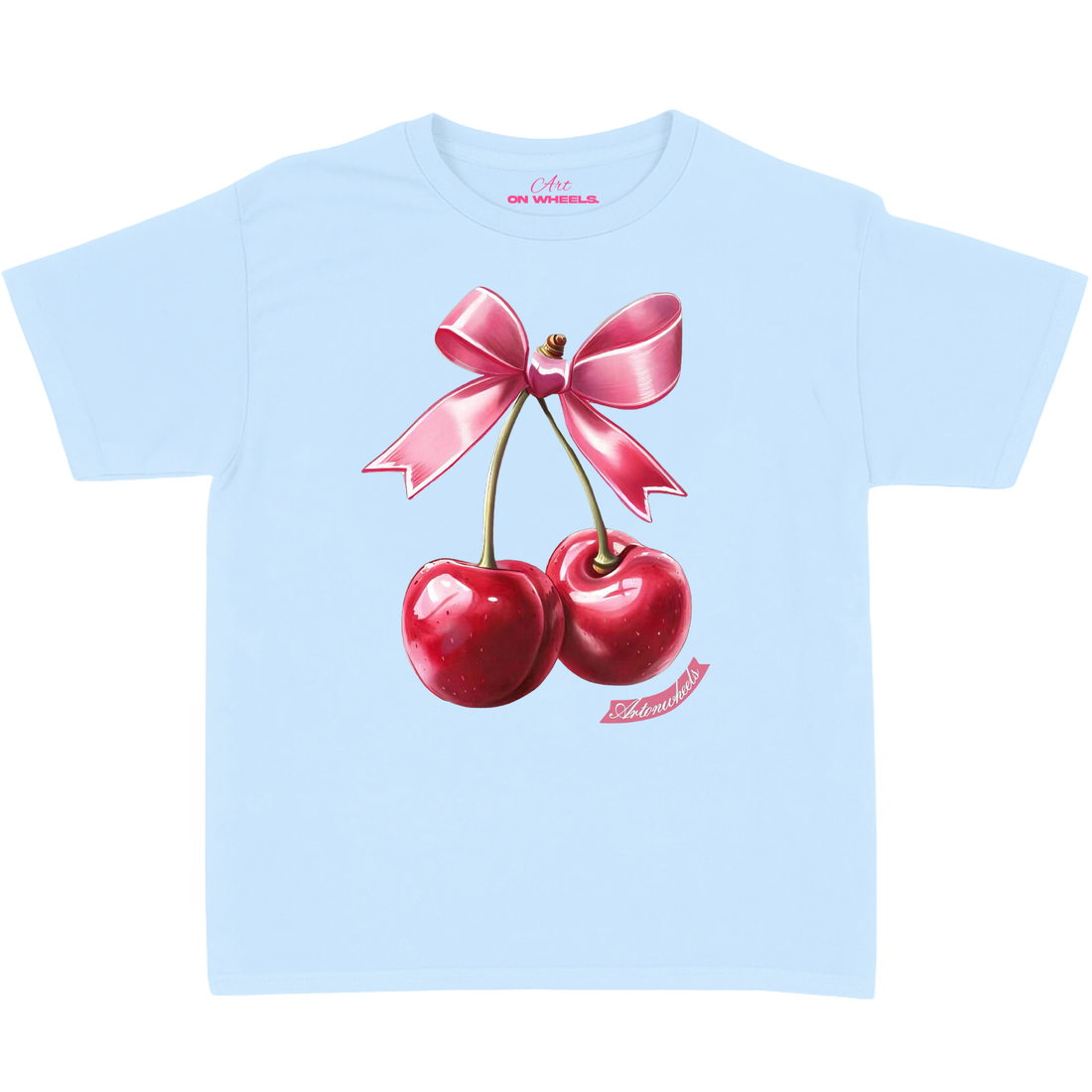 Coquette cherry baby tee