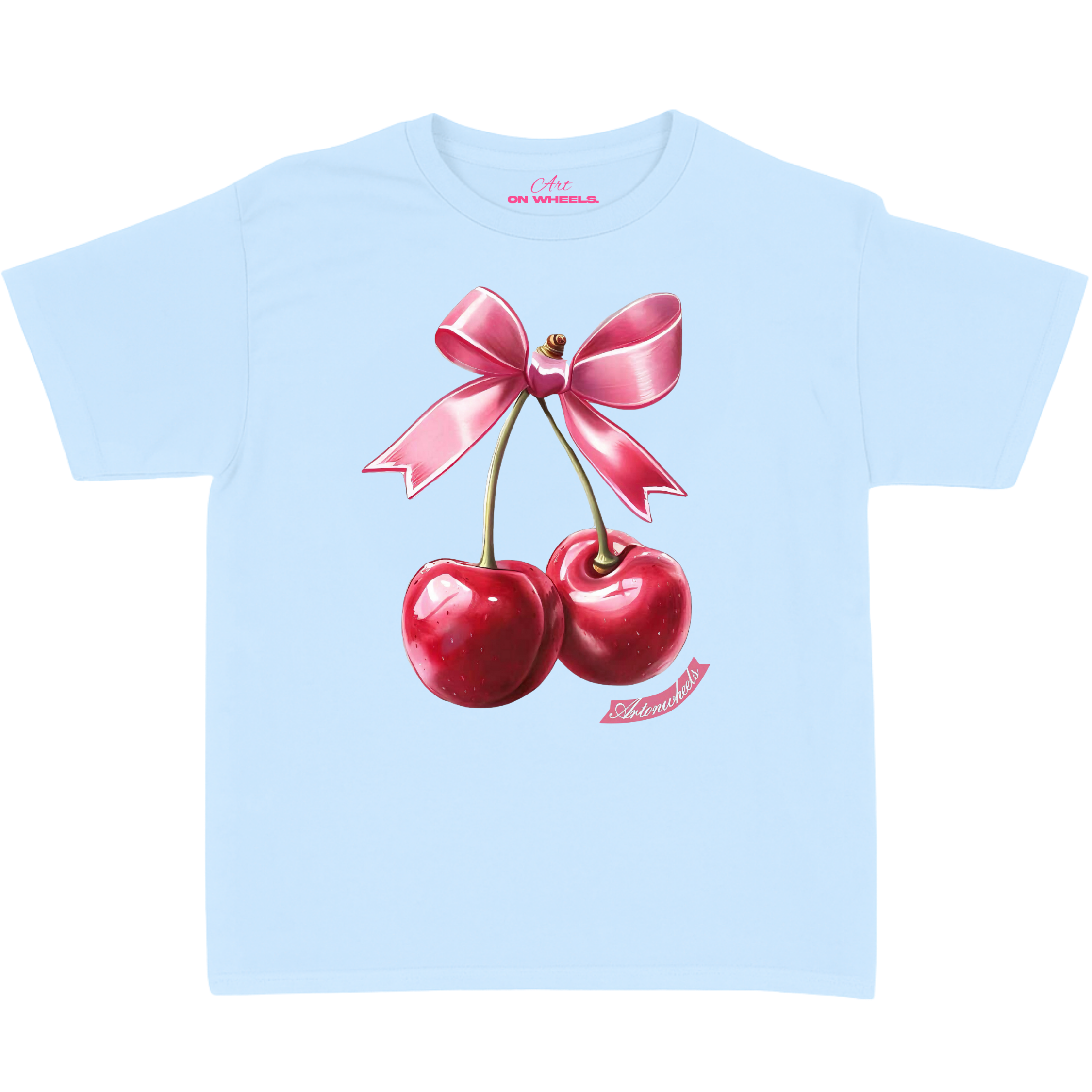Coquette cherry baby tee