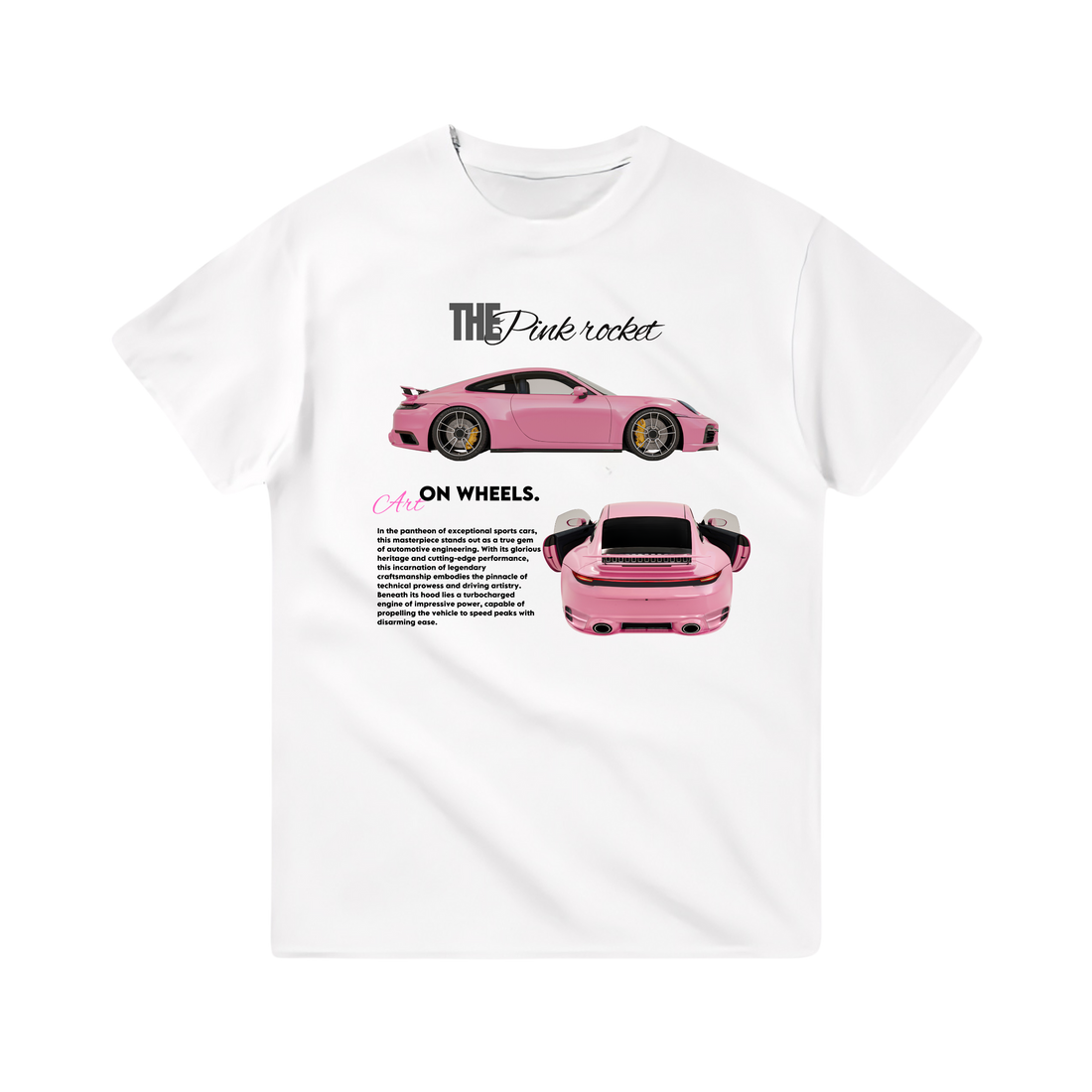Pink rocket tee